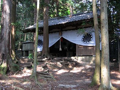 Shrine on top of Kurama Mountain